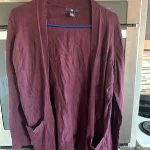 Burgundy Gap Cardigan Size M